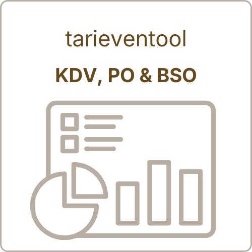 Tarieventool KDV, PO & BSO